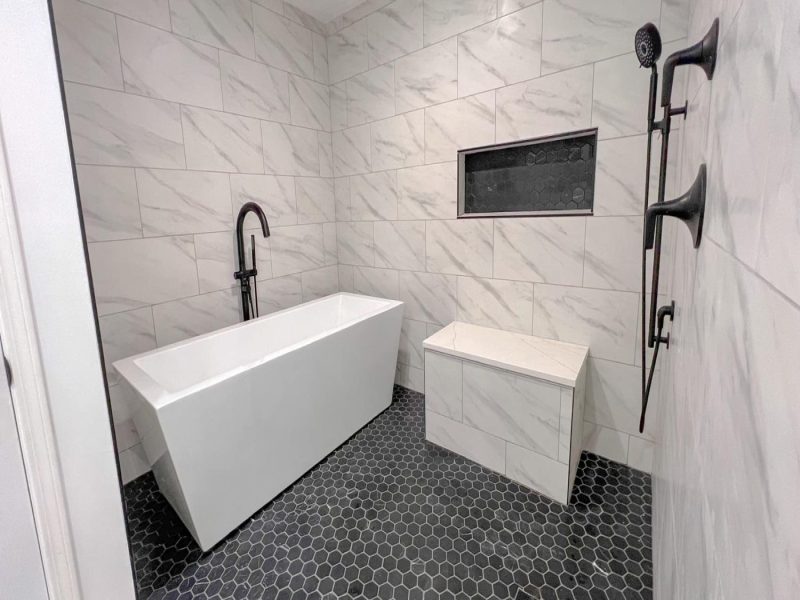 Bathroom renovation example